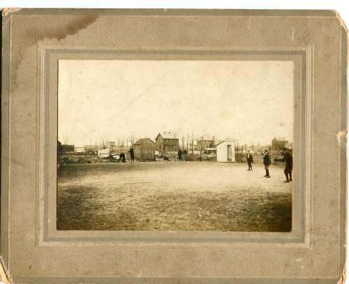 Frank Owens Early Base Ball Scene Hagerstown, MD Studio